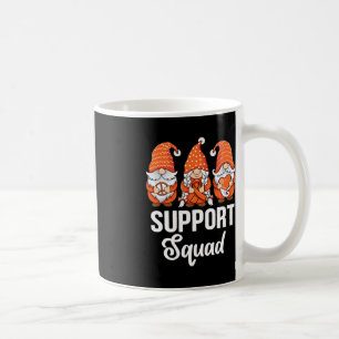 Orange ribbon Gnomes support survivor of Leukemia Coffee Mug