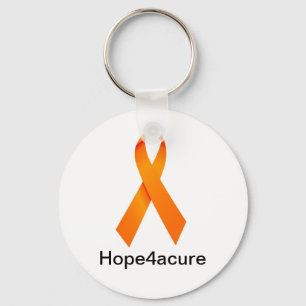 Orange ribbon keychains RSD Leukaemia