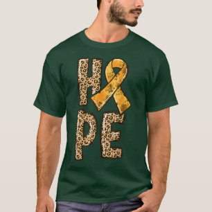 Orange Ribbon Leopard Print HOPE ADHD Survivors 11 T-Shirt