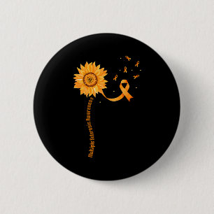 Orange Ribbon Multiple Sclerosis Awareness _1 6 Cm Round Badge