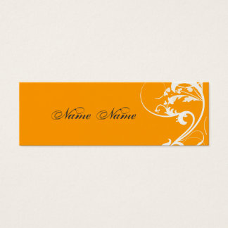 Orange Rich Baroque Vibrant Bold Floral Swirls