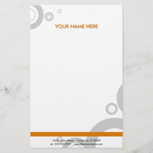 orange rings stationery