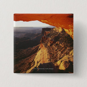 Orange Rock Overhand & Rocky Canyon 15 Cm Square Badge