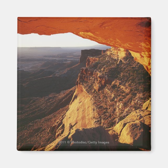 Orange Rock Overhand & Rocky Canyon Magnet (Front)