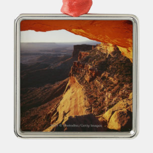 Orange Rock Overhand & Rocky Canyon Metal Ornament
