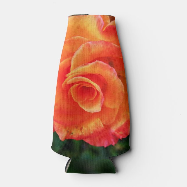 Orange rose  bottle cooler (Front)