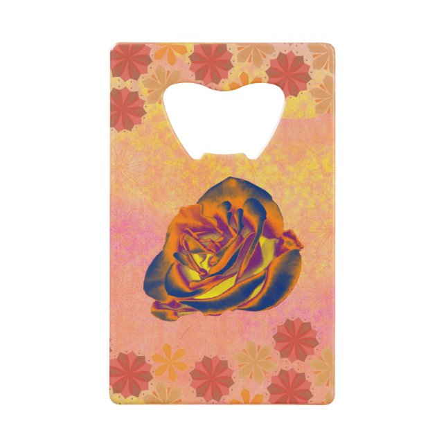 Orange Rose Bottle Opener (Front)
