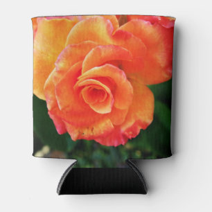 Orange rose can cooler