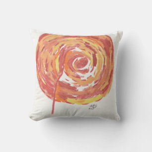 Orange Rose Cushion