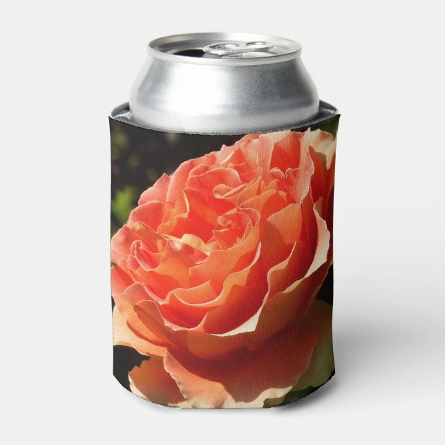 Orange Rose II Can Cooler (Can Front)