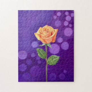 Orange Rose Jigsaw Puzzle