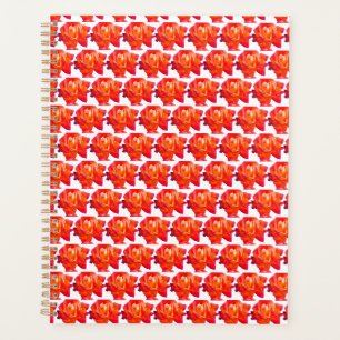 Orange rose planner