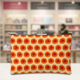 Orange Rose Seamless Pattern on Pouch