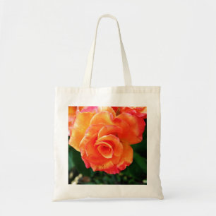Orange rose tote bag