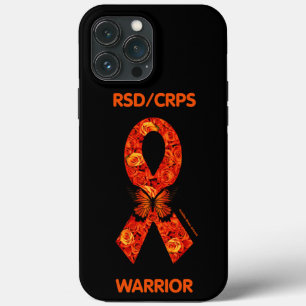 Orange Roses/Butterfly...RSD/CRPS iPhone 13 Pro Max Case