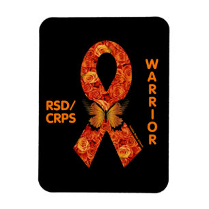 Orange Roses/Butterfly...RSD/CRPS Magnet