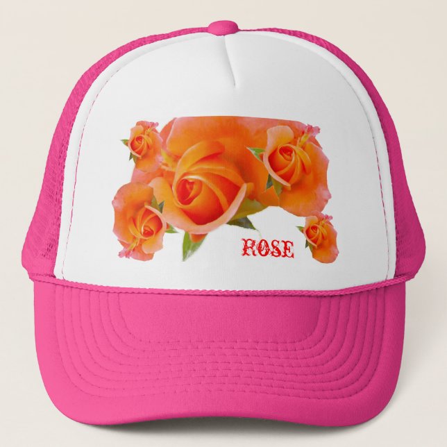 Orange Roses Hat (Front)