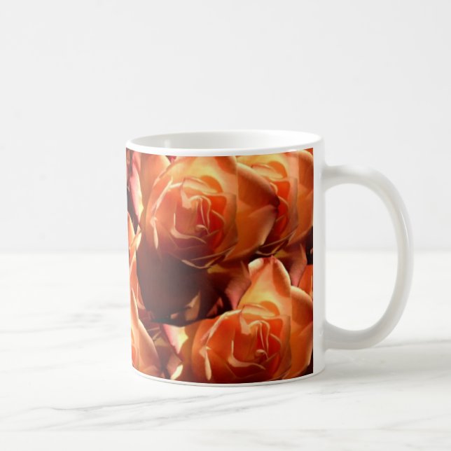 orange roses mug (Right)