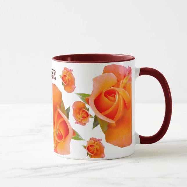 Orange Roses Mug (Right)