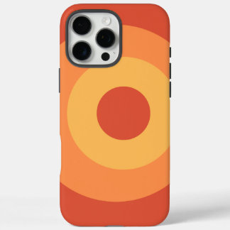Orange Round Apple iPhone 16 Pro Max Case