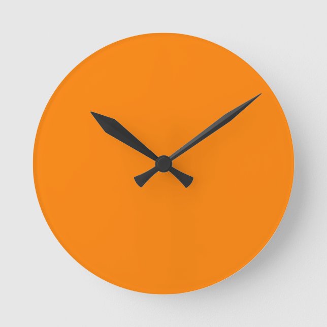 Orange Round Clock (Front)
