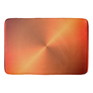 Orange Rust Shine Bath Mat