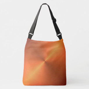 Orange Rust Shine Crossbody Bag