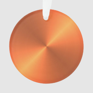 Orange Rust Shine Ornament