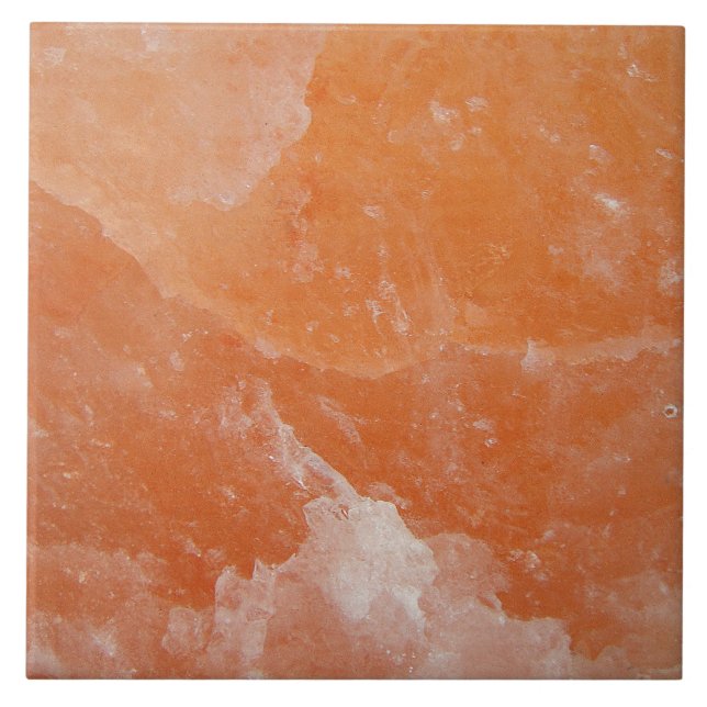 Orange salt stone ceramic tile (Front)