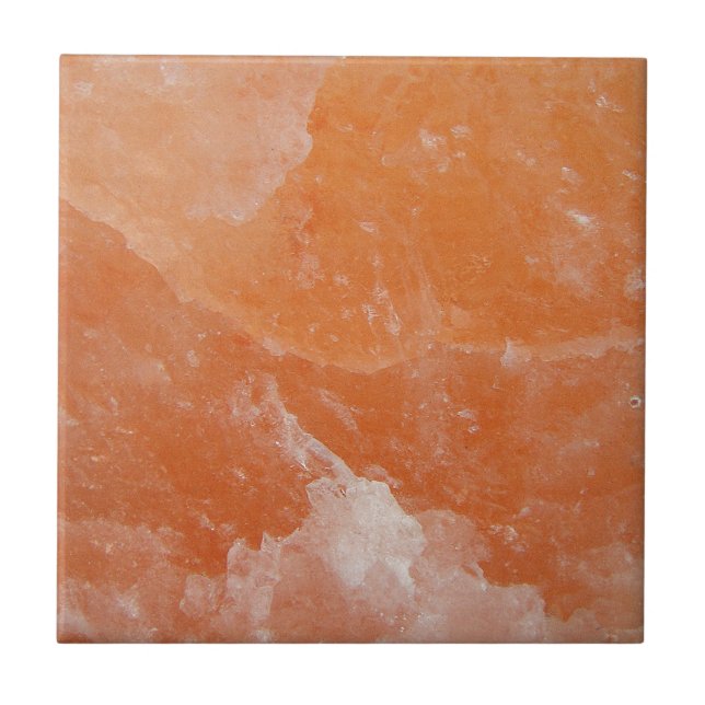 Orange salt stone ceramic tile (Front)