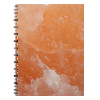 Orange salt stone notebook