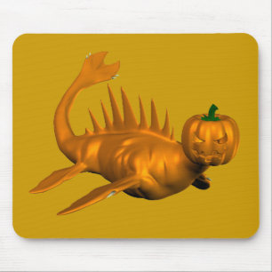 Orange Seadragon Mouse Pad