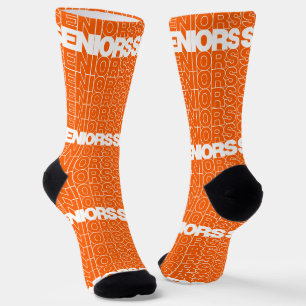 Orange Seniors Seniors Seniors Socks