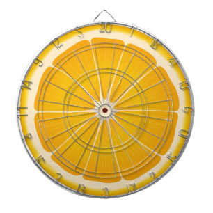 Orange Sherbet Dartboard