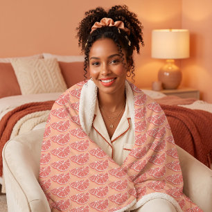 Orange Sherpa Blanket