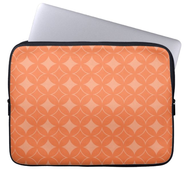 Orange shippo laptop sleeve (Front)