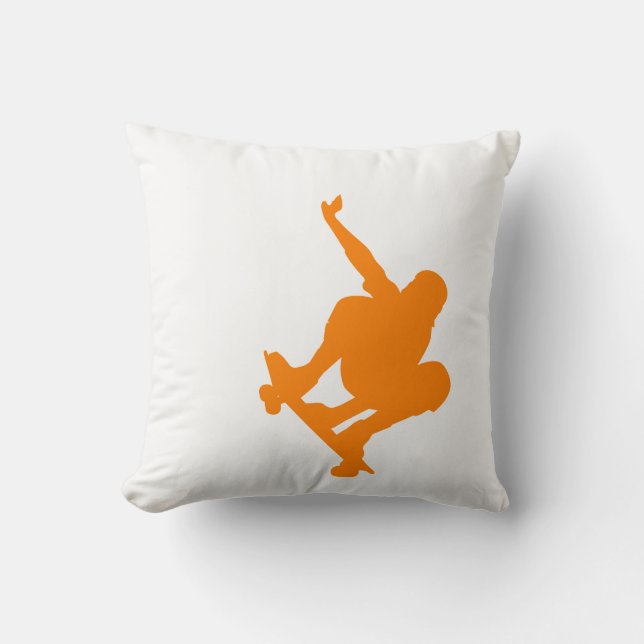 Orange Skater; Skateboard Cushion (Front)