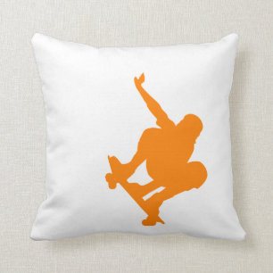 Orange Skater; Skateboard Cushion