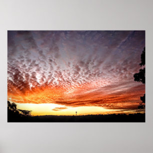 Orange Skies Poster