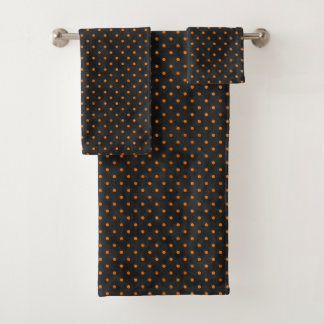 Orange Skulls and Sunflower Series Design 10 Bath Towel Set