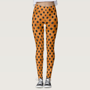 Orange Skulls and Sunflower Series Design 5 Leggings