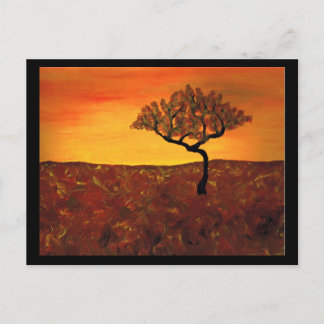 Orange Sky Postcard