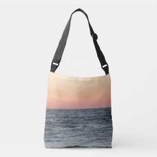Orange Sky Sunset Ocean Breeze Design Crossbody Bag