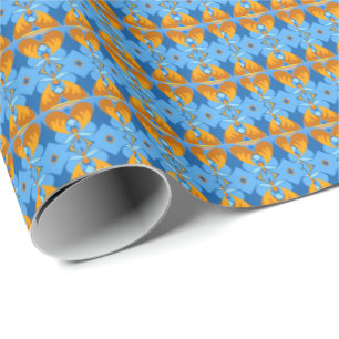 Orange Sky Wrapping Paper