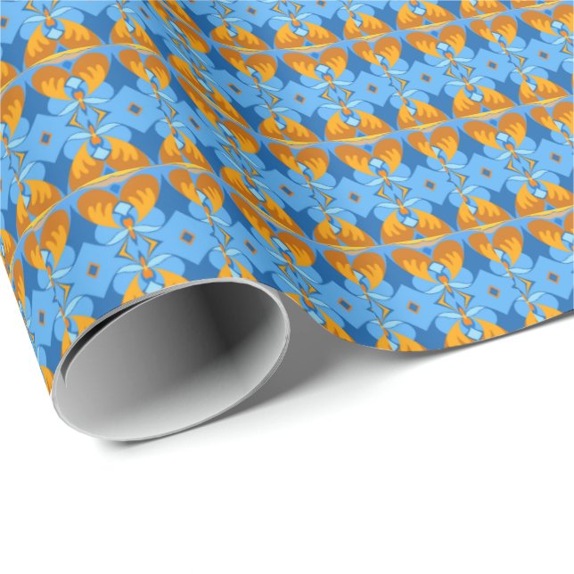 Orange Sky Wrapping Paper (Roll Corner)