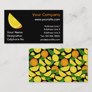 Orange Slice Business Card
