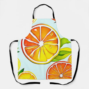 Orange Slice: Citrus Art Apron