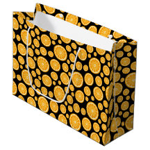 Orange Slice Citrus Fruit Black