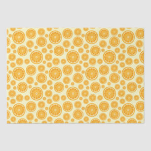Orange Slice Citrus Fruit  Tissue Paper