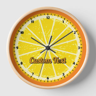 Orange Slice Clock